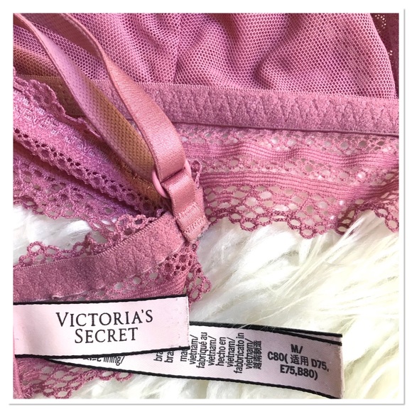 Victoria’s Secret Mauve Triangle Bralette Size M - Picture 8 of 8